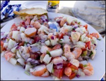 Ensalada de Camarones Estilo Yucateco - Receta Yucatanense