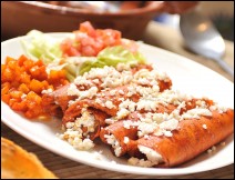 Enchiladas de Nuevo León 