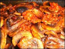 Hongos en Chile Pasilla- Receta Típica de México