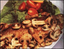 Truchas con Champiñones